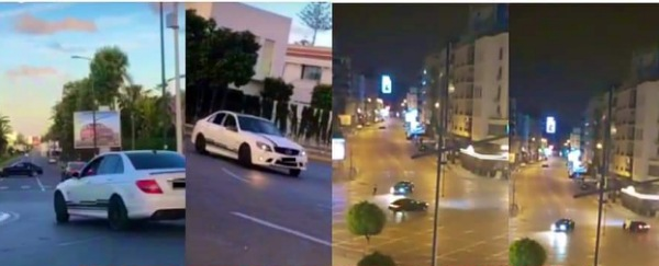 أمن البيضاء يعتقل ثلاثة شبان “ولاد الفشوش” و يحجز سياراتهم بعد تداول فيديو “الدريفت”