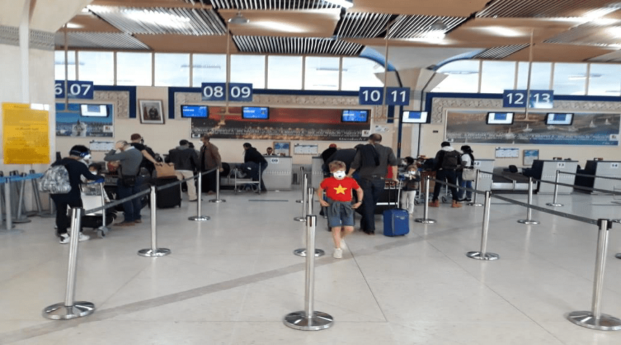 الناظور : تسهيل عملية اجلاء 18 شخصا عبر مطار محمد الخامس تجاه فرنسا