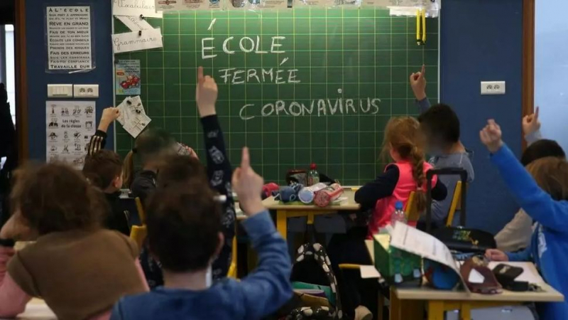 فرنسا تعيد إغلاق بعض المدارس بعد أقل من أسبوع على فتحها بسبب تفشي كورونا !