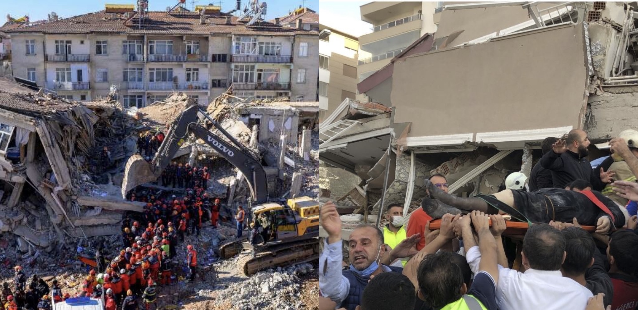 زلزال عنيف بقوة 6.6 درجات يضرب ولاية إزمير غربي تركيا