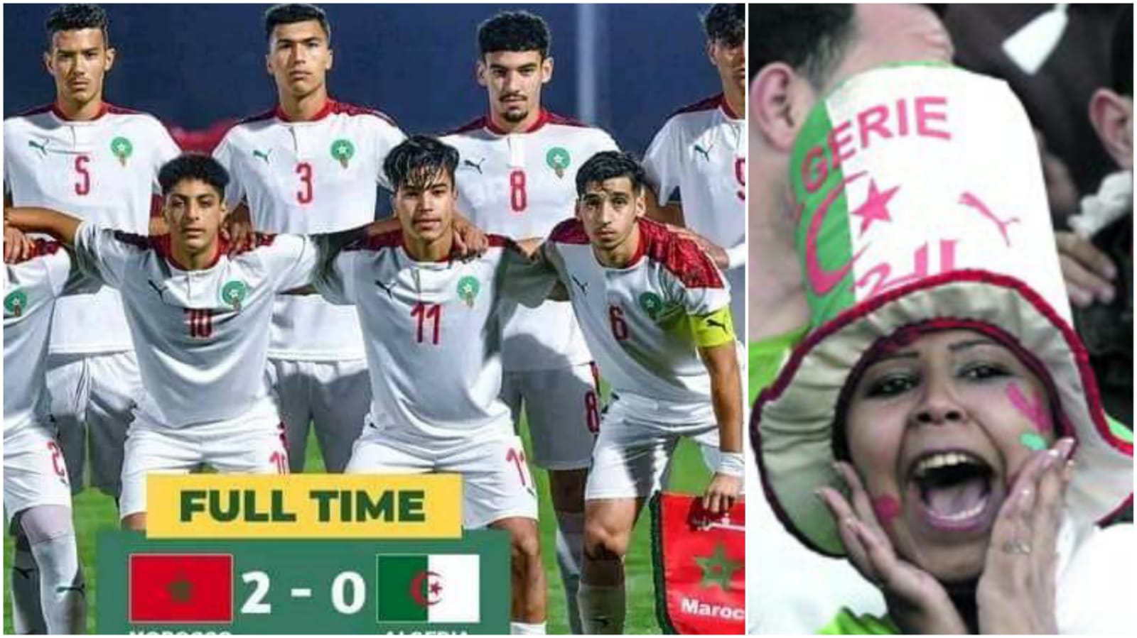 “المنتخب المغربي” يهزم “المنتخب الجزائري” في عقر “داره” ويدك شباكه أمام “جماهيره” الغاضبة