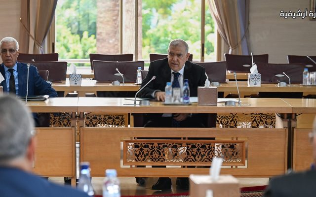 انتخابات 2027: وزير الداخلية عبد الوافي لفتيت في اجتماع مع الأحزاب